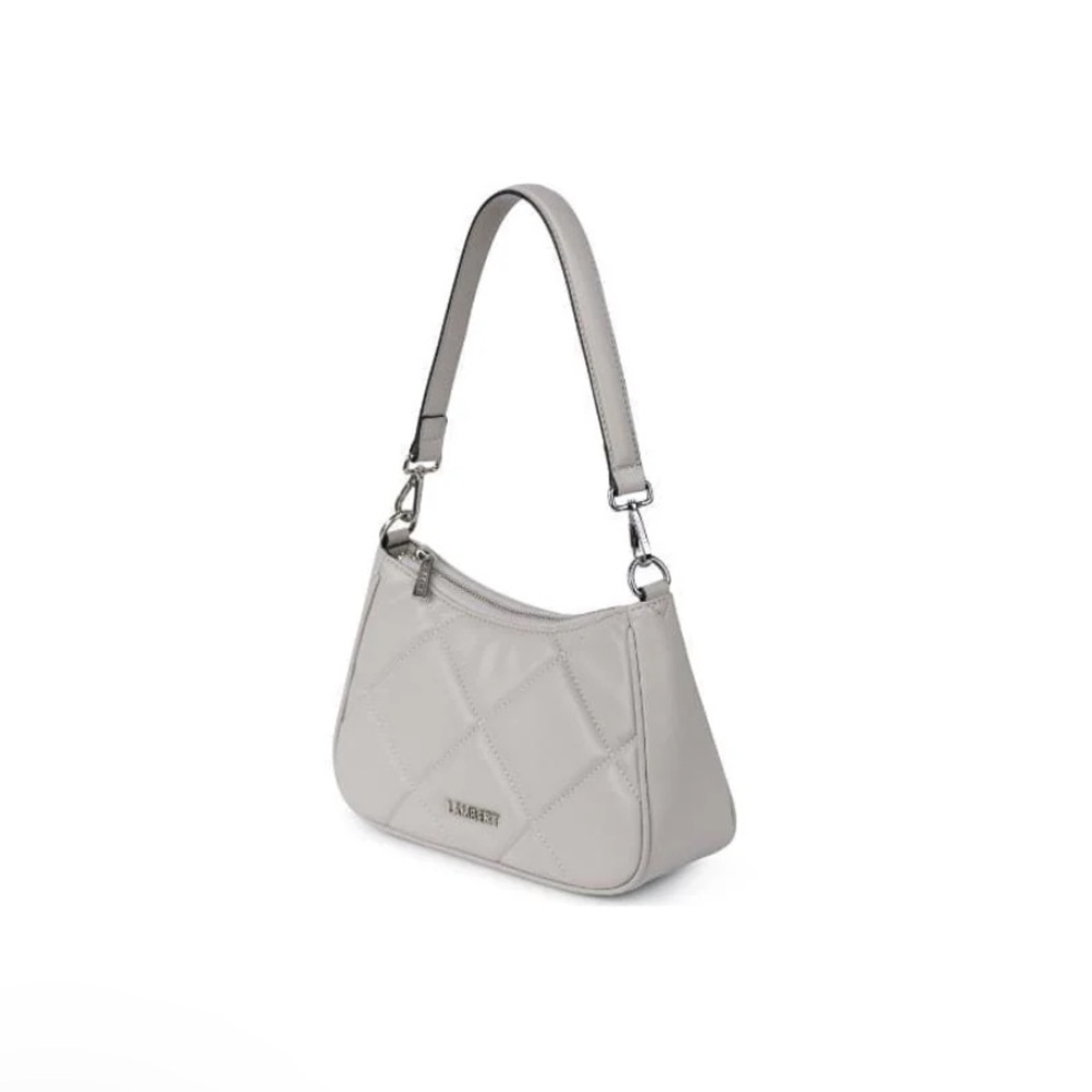 Women's Gray Quilted Bag
